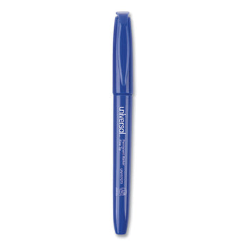 Universal™ Pen-style Permanent Marker, Fine Bullet Tip, Blue, Dozen freeshipping - TVN Wholesale